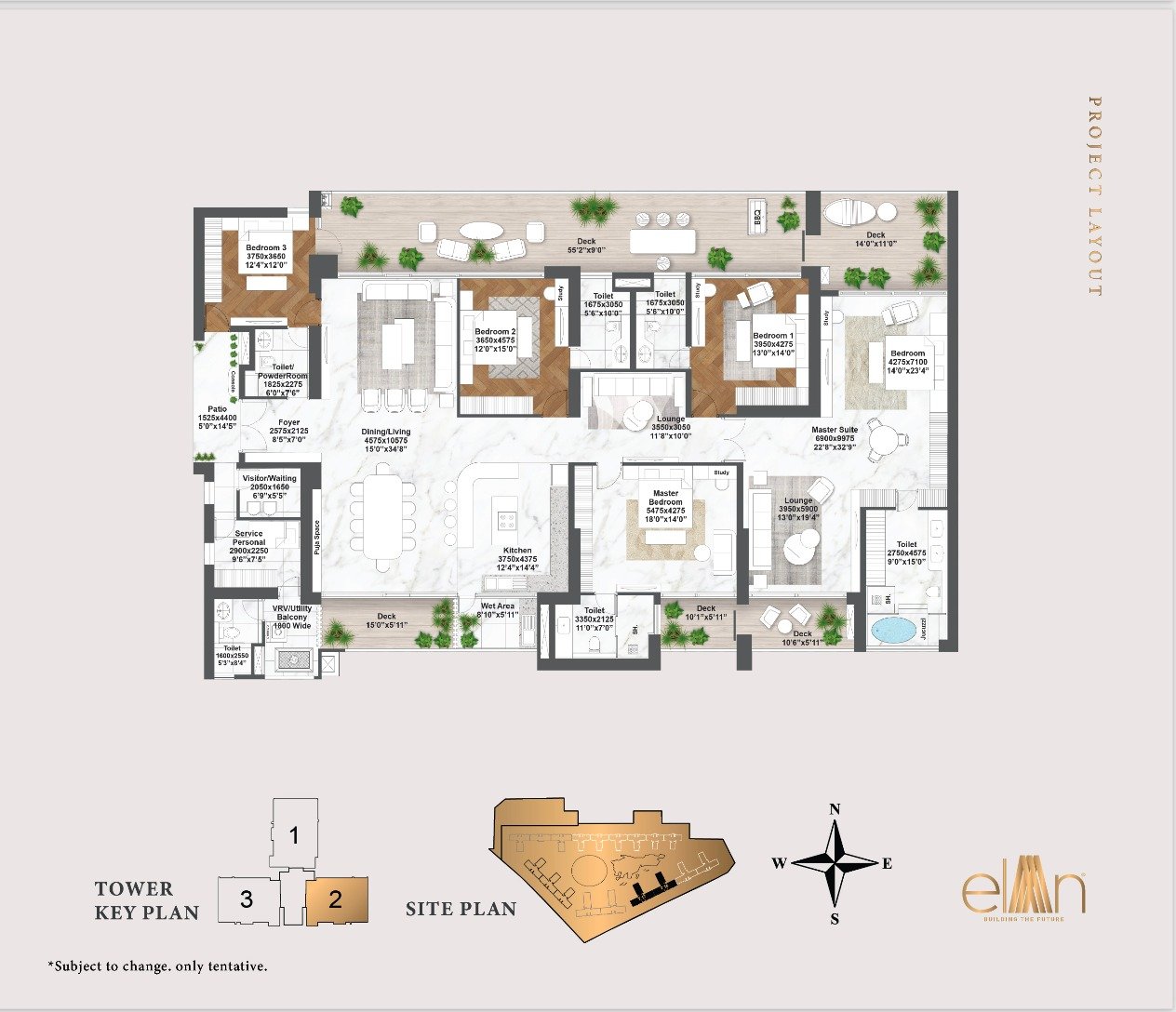 Elan The Emperor Floor Plan
